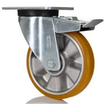 Tente Braked Swivel Castor Wheel, 300kg Capacity, 125mm Wheel - 3677ITP125P62 product image