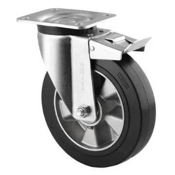 Tente Braked Swivel Castor Wheel, 600kg Capacity, 200mm Wheel - 3677IEP200P63 product image