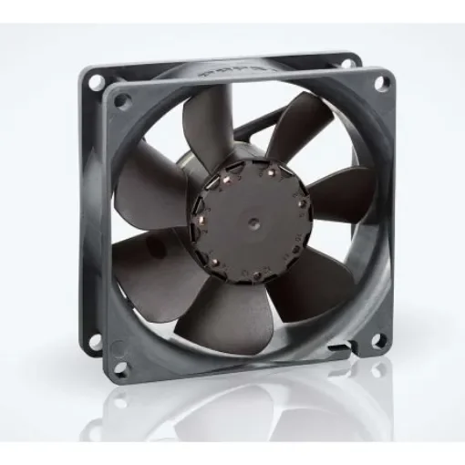 ebm-papst 8400 N Series Axial Fan, 24 V dc, DC Operation, 79m³/h, 2.4W, IP68, 80 x 80 x 25mm - 8414NHU product image