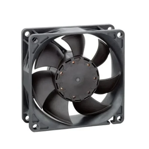 ebm-papst 8450 Series Axial Fan, 12 V dc, DC Operation, 117m³/h, 6.8W, 80 x 80 x 25mm - 8452/2H4P product image