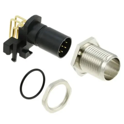 TE Connectivity Circular Connector, 8 Contacts, PCB Mount, M12 Connector, Plug, Male, IP67 - 5-2172075-2 product image