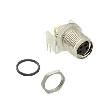 TE Connectivity Circular Connector, 4 Contacts, PCB Mount, M8 Connector, Socket, Female, IP67 - 3-2172091-2 product image