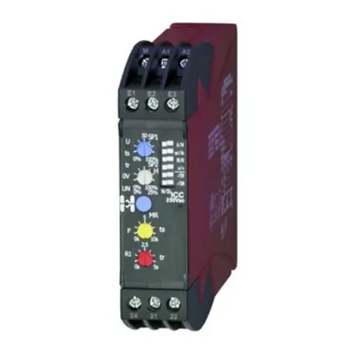 Hiquel Current Monitoring Relay, 1 Phase, DPDT, DIN Rail - ICC 115Vac product image