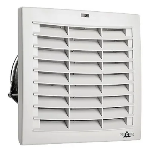STEGO Filter Fan Plus FPO Series Filter Fan, 230 V ac, AC Operation, 137m³/h Filtered, 263m³/h Unimpeded, IP54, 215 x - 01882.0-00 product image