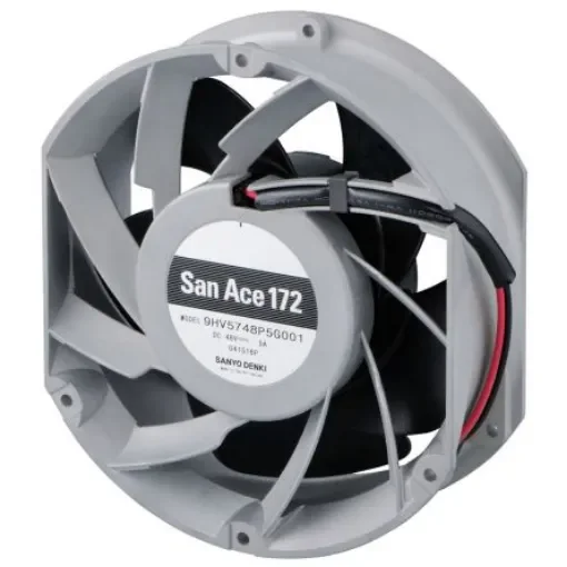 Sanyo Denki San Ace 9HV Series Axial Fan, 48 V dc, DC Operation, 966m³/h, 240W, 5A Max, 172 x 150 x 51mm - 9HV5748P5G001 product image
