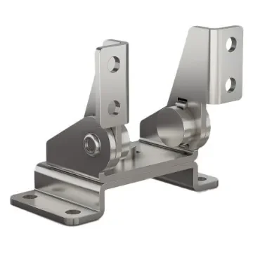 Pinet Polished Stainless Steel Friction Hinge, Screw Fixing, 30mm x 60mm x 51.5mm - 70-7-3622 product image
