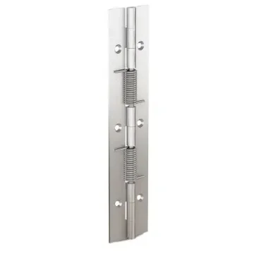 Pinet Stainless Steel Spring Hinge, Screw Fixing, 180mm x 40mm x 1.5mm - 71-1-3797 product image