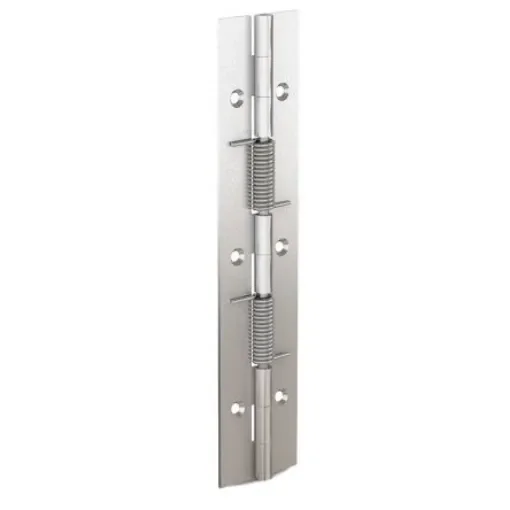 Pinet Stainless Steel Spring Hinge, Screw Fixing, 180mm x 40mm x 1.5mm - 71-1-3797 product image