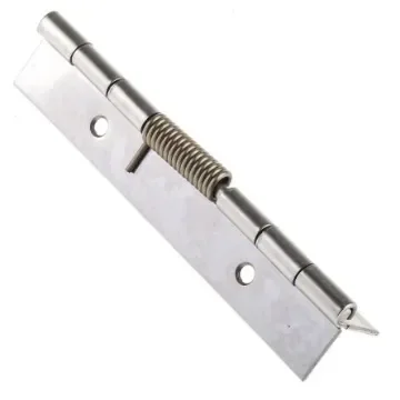 Pinet Stainless Steel Spring Hinge, Screw Fixing, 120mm x 40mm x 1.5mm - 71-1-3793 product image