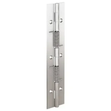 Pinet Stainless Steel Spring Hinge, Screw Fixing, 180mm x 40mm x 1.5mm - 71-1-3794 product image