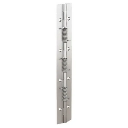 Pinet Stainless Steel Spring Hinge, Screw Fixing, 240mm x 40mm x 1.5mm - 71-1- 3798 product image