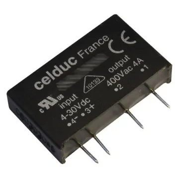 Celduc SK Series Solid State Relay, 25 A Load, PCB Mount, 280 V ac Load, 14 V dc Control - SKL10220 product image