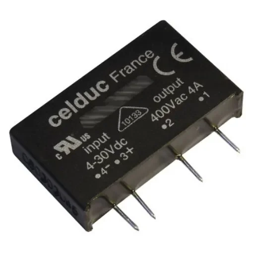 Celduc SK Series Solid State Relay, 25 A Load, PCB Mount, 690 V ac Load, 14 V dc Control - SKL10260 product image