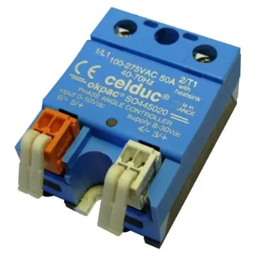 Celduc SO4 Series Solid State Relay, 50 A Load, Panel Mount, 480 V ac Load, 10 V dc Control - SO465620 product image