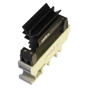 Celduc XK Series Solid State Relay, 10 A Load, DIN Rail Mount, 280 V ac Load, 32 V dc Control - XKH20120 product image