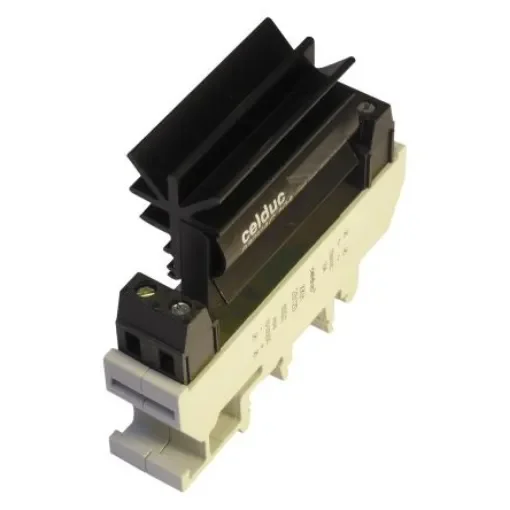Celduc XK Series Solid State Relay, 10 A Load, DIN Rail Mount, 280 V ac Load, 32 V dc Control - XKH20120 product image