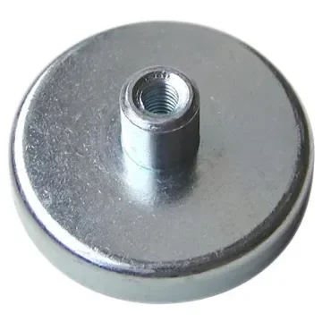 Eclipse Pot Magnet 125mm Threaded Hole Ferrite, 130kg Pull - E875 product image