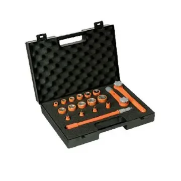 Penta 18-Piece Metric 3/8 in Deep Socket/Standard Socket Set with Ratchet, 6 point, VDE/1000V - MS89V01 product image