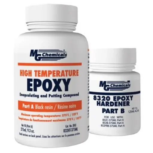MG Chemicals 832HT-375ML Black Epoxy Epoxy Resin Adhesive 375 ml product image