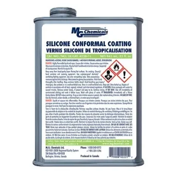 MG Chemicals Clear Silicone Conformal Coating, 1 L Tin, -40°C min, +200°C max - 422B-1L product image