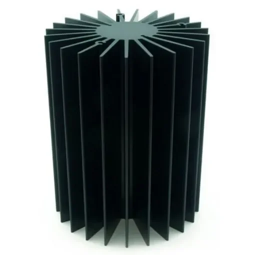 Intelligent LED Solutions Heatsink, SCOB, 120 (Dia.) x 150mm - ILA-HSINK-RADL-120X150MM-BLK product image
