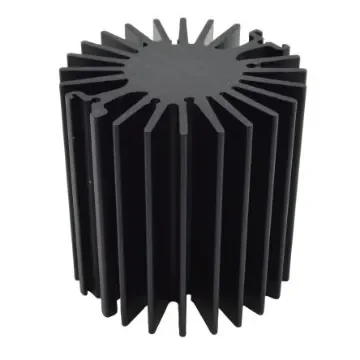 Intelligent LED Solutions Heatsink, SCOB, 70 (Dia.) x 70mm - ILA-HSINK-RADL-70X70MM-BLK product image