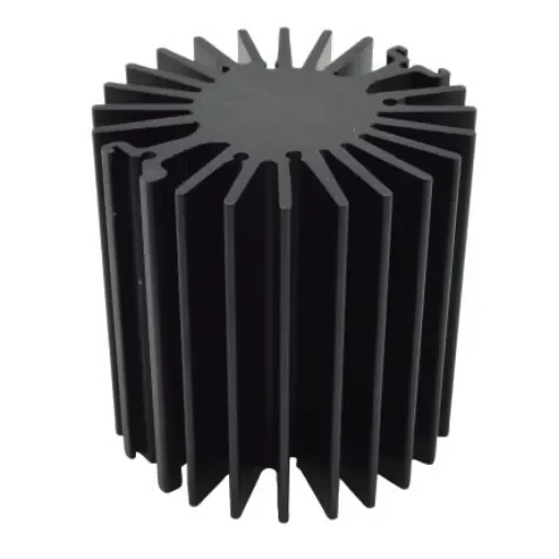 Intelligent LED Solutions Heatsink, SCOB, 70 (Dia.) x 70mm - ILA-HSINK-RADL-70X70MM-BLK product image