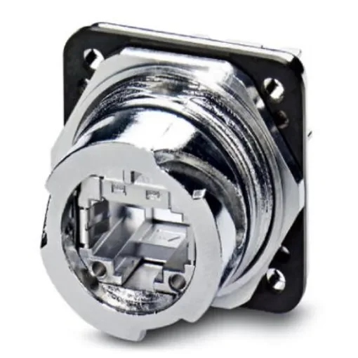 Phoenix Contact, VS-V1-F-RJ45-MNNA-1-C-S-JI-S Panel Mounting Frame for use with IP67 RJ45 Connector - 1419185 product image