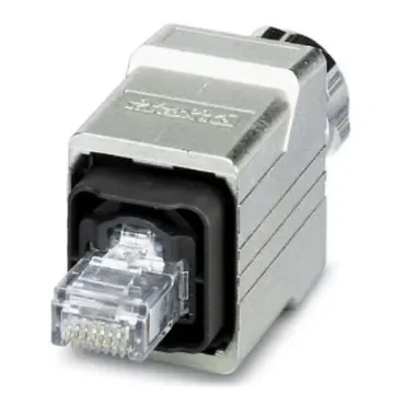 Phoenix Contact QUICKON Series Male RJ45 Connector, Cable Mount, Cat5 Straight 8 -Way - 1608016 product image