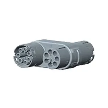 TE Connectivity Nector M Series T-Connector, 5-Pole, Female, Male, 5-Way, Panel Mount, 20A, IP20 - 1879999-1 product image