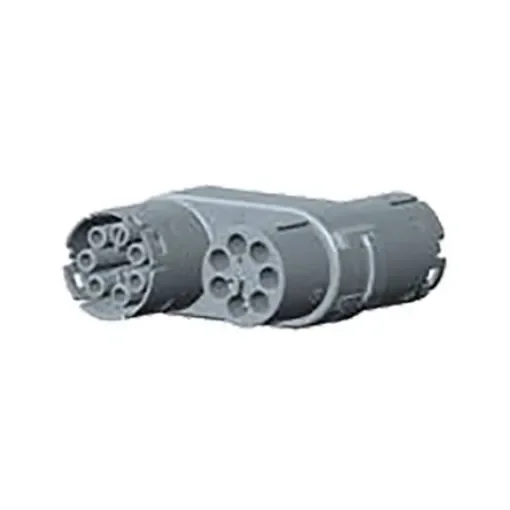 TE Connectivity Nector M Series T-Connector, 5-Pole, Female, Male, 5-Way, Panel Mount, 20A, IP20 - 1879999-1 product image
