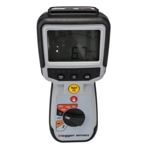 Megger MIT400 2 Insulation Tester, 10V Min, 1000V Max, 200GO Max, CAT IV - 1004-731 product image