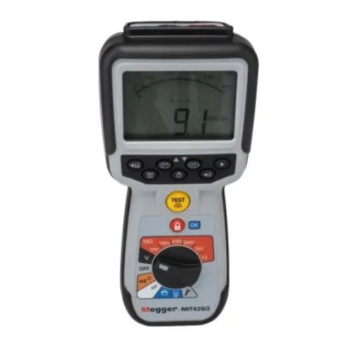 Megger MIT420 2 Insulation Tester, 10V Min, 1000V Max, 200GO Max, CAT IV - 1004-739 product image