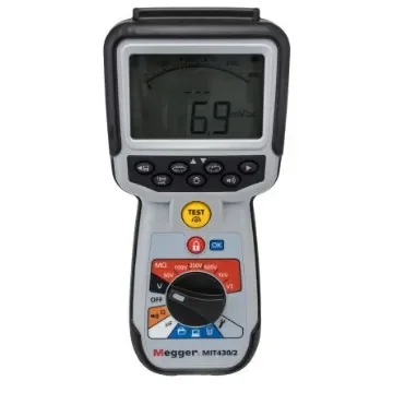 Megger MIT430 2 Insulation Tester, 10V Min, 1000V Max, 200GO Max, CAT IV - 1004-740 product image