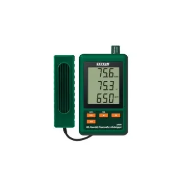 Extech SD800 Air Quality Monitor for CO, CO2, Humidity, Temperature, 50°C Max, 90%RH Max, AC Adapter-Powered product image