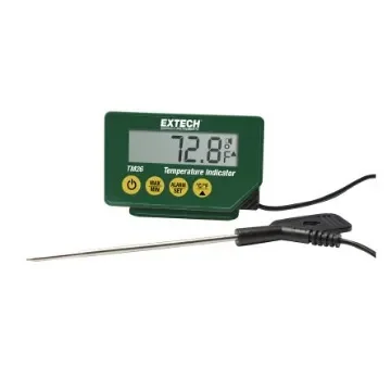 Extech LCD Digital Thermometer for Food Industry, Medical Use, 200°C Max, ±1 °C Accuracy - TM26 product image
