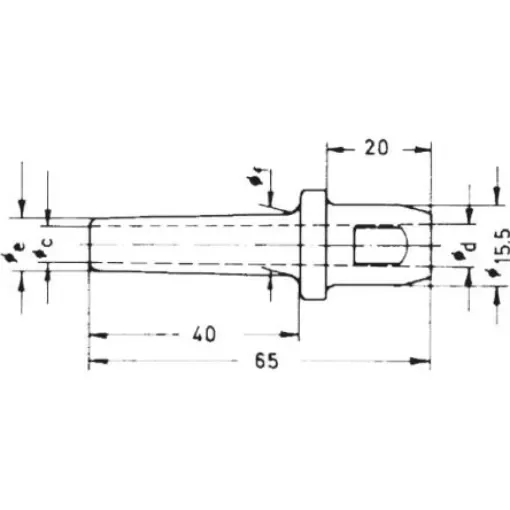 Telegartner Strain Relief for use with 30/39 Housing - B00082A0943 product image