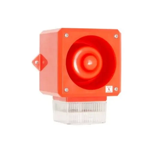 Clifford & Snell YL50 Series Clear Sounder Beacon, 115 V ac, IP66, Wall Mount, 112dB at 1 Metre - YL50/LL/C/RF/WR product image