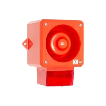 Clifford & Snell YL50 Series Red Sounder Beacon, 230 V ac, IP66, Wall Mount, 112dB at 1 Metre - YL50/NL/R/RF/WR product image