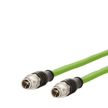 Metz-Connect30064255, 2m Cat6a, Green M12 to Male M12 Male, Shielded, Unterminated Polyurethane Sheath product image