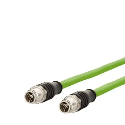 Metz-Connect30064254, 1m Cat6a, Green M12 to Male M12 Male, Shielded, Unterminated Polyurethane Sheath product image