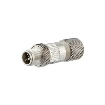 Metz-Connect Industrial Circular Connectors, 8 Contacts, Screw, M12 Connector, Plug, Female, IP67, 30044488 Series product image