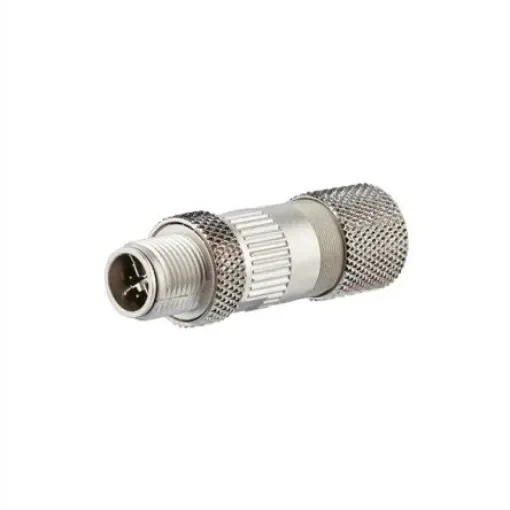 Metz-Connect Industrial Circular Connectors, 8 Contacts, Screw, M12 Connector, Plug, Female, IP67, 30044488 Series product image
