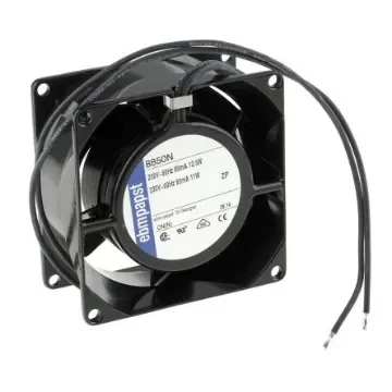 ebm-papst 8000 N Series Axial Fan, 230 V ac, AC Operation, 37m³/h, 12.5W, 54mA Max, 80 x 80 x 38mm - 8850N product image