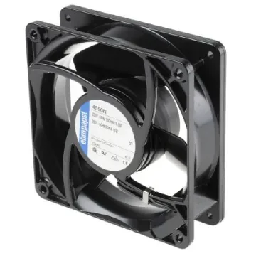 ebm-papst 4000 N Series Axial Fan, 230 V ac, AC Operation, 145m³/h, 16.5W, 717mA Max, 119 x 119 x 38mm - 4550N product image