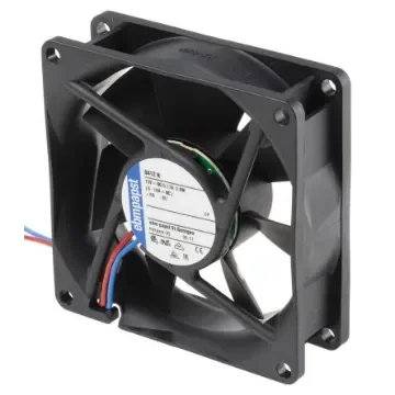 ebm-papst 8400 N Series Axial Fan, 12 V dc, DC Operation, 69m³/h, 2W, 170mA Max, 80 x 80 x 25mm - 8412N product image