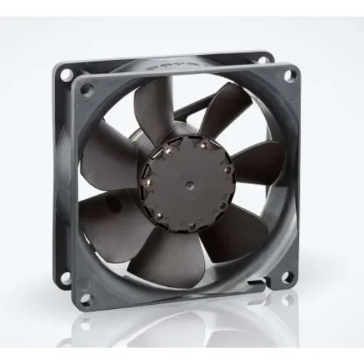 ebm-papst 8400 N Series Axial Fan, 24 V dc, DC Operation, 69m³/h, 2W, 85mA Max, IP20, 80 x 80 x 25mm - 8414N product image