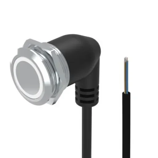 EAO 82 Series Push Button Switch, Momertary, Panel Mount, 22mm Cutout, 1CO, 35V, IP65, IP67 - 82-665G.2000 product image