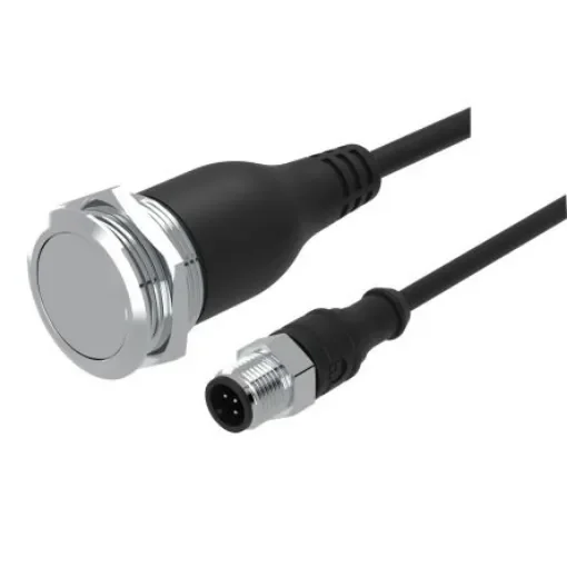 EAO 82 Series Push Button Switch, Momertary, Panel Mount, 22mm Cutout, 1CO, 35V, IP65, IP67 - 82-6655.1000 product image