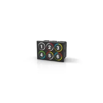EAO 6 Key Illuminated Keypad - K09-01.000007 product image